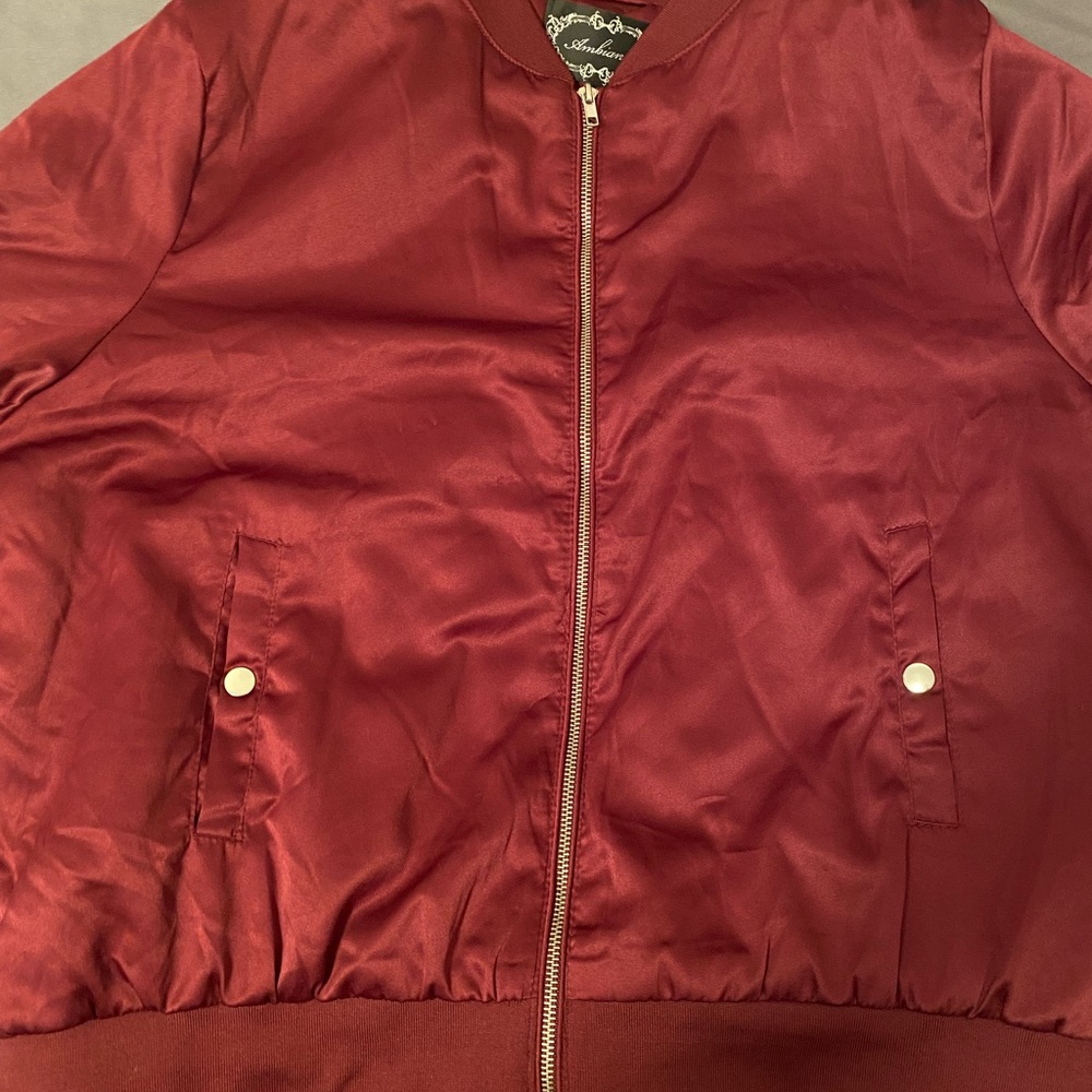 Plus size bomber jacket